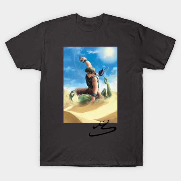 Desert Alien Signed T-Shirt by Teshit